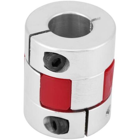 Pfahlkupplung, D25 L30 Wellenkupplung aus Aluminiumlegierung, Pfahlwellenkupplungsverbinder (12 mm-12 mm, 1 Stück)