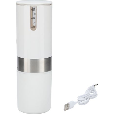 Cafetière électrique portable entièrement automatique à capsules pour la maison, mini cafetière USB, blanche (1/4)