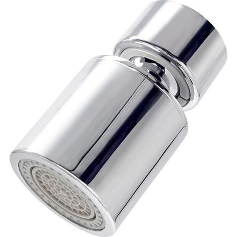 Swivel faucet aerator, adjustable faucet head for sink, universal faucet adapter bracket, 360-degree swivel kitchen countertop faucet head, replacement (1/5)