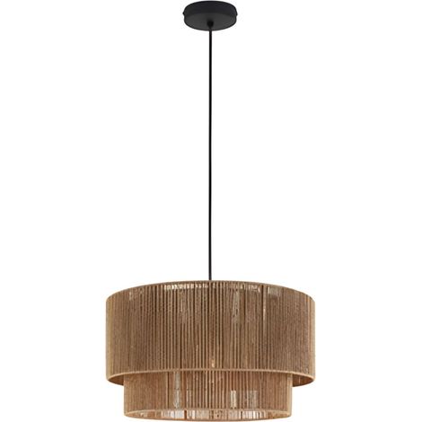 LAMPADA A SOSPENSIONE TOOLIGHT APP1836-1CP BLACK BROWN