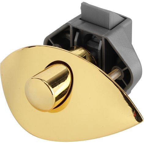 Verrouillage par bouton-poussoir pour porte de placard ou de bateau/camping-car, 12-25 mm, en bois, couleur or (1/5)
