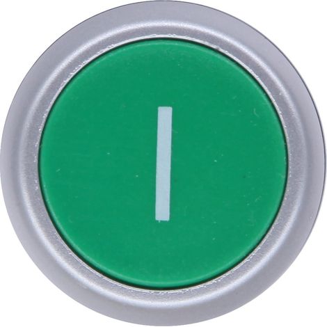 Tête de bouton-poussoir RS PRO Vert, Retour par ressort, Ø découpe 22mm ( Prix pour 1 )