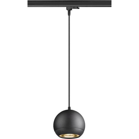 Suspension pour rail Light Eye 150 noir 3 phases Ø 15cm - 1008176