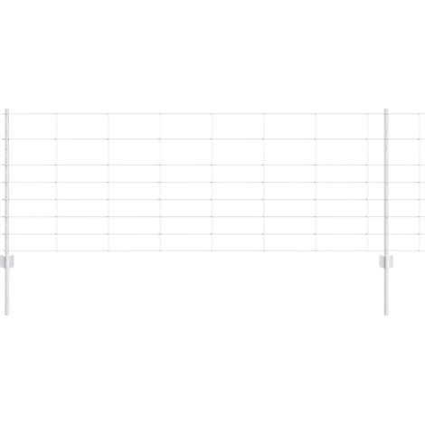 Maison Exclusive - Wildzaun mit Pfosten 50 x 0,8 m (B x H) Feuerv