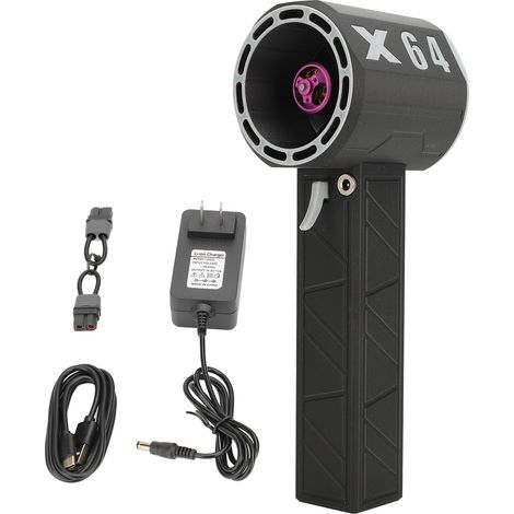 Souffleur de poussière électrique, moteur sans balais, 11 pales, puissant turboventilateur réglable en continu, Jet sec Rechargeable pour maison et voiture (1/5)
