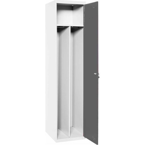 Taquilla 1800x400x500 SIMONLOCKER PROFESIONAL SINGLE-DIV 1/1 400 INI BL/AN marca SIMONRACK