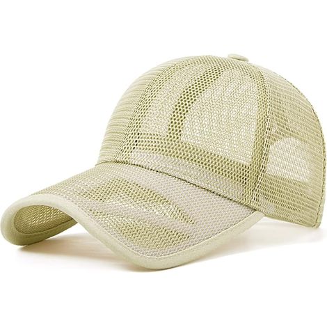 Casquette de Baseball Unisexe été Maille Respirante,Casquette Homme & Femme Ajustable,Chapeau Baseball Homme Anti-UV Protection,Casquettes Sport Extérieur Sunhat,Randonnée Course à Pied (1/5)