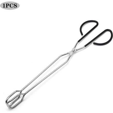 Forbici da cucina lunghe in acciaio inossidabile per barbecue, 41 cm, resistenti, ergonomiche e facili da pulire