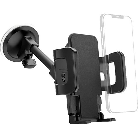 Hama Compact Handy-Kfz-Halterung Saugnapf 360° drehbar Passend für Breite: 45 - 90 mm