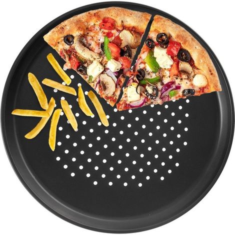 Plaque à pizza ronde perforée 32 cm ORION 127031 (1/5)