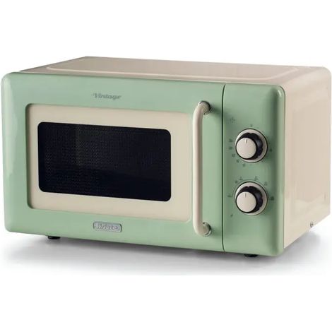 Micro-onde à poser 20 L 800 W – Couleur vert – Commande rotative – Pour comptoir – Ariete