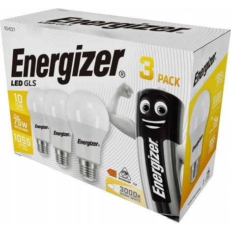 ENERGIZER ŻARÓWKA BULB 11W / 75W E27 1055LM BARWA NEUTRALNA 3szt.