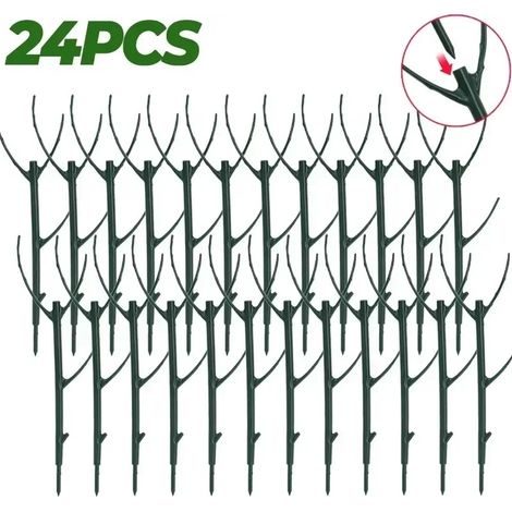 (24 pièces) Tuteur pour plantes grimpantes, piquet pour bonsaï, support pour plantes de jardin, support pour fleurs en pot (1/4)
