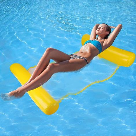 Hamac flottant multifonctionnel, matelas gonflable 4 en 1 pour piscine (1/5)