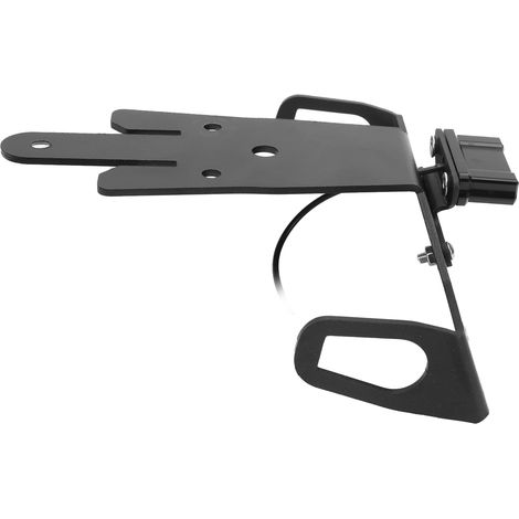 Support de plaque d'immatriculation moto avec éclairage LED compatible avec Kawasaki ER-6N/F 2012-2015 (1/5)