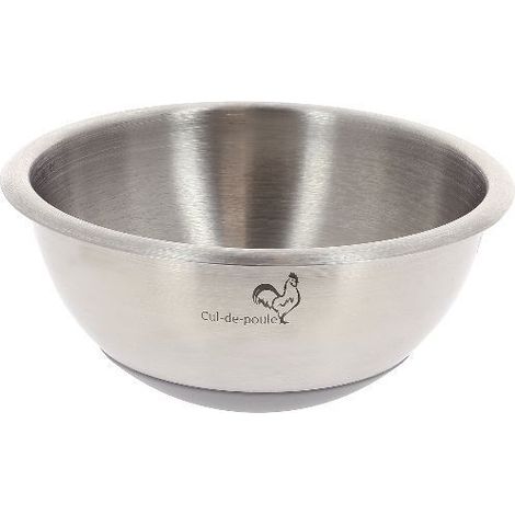 DE BUYER - BASSINE 1/2 SPHERE 16 CM INOX FD SILICONE (1/2)