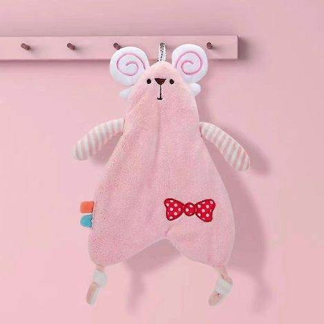 Serviettes de bain pour les mains, cadeau pour la famille de l'enfant (rose) (1/5)