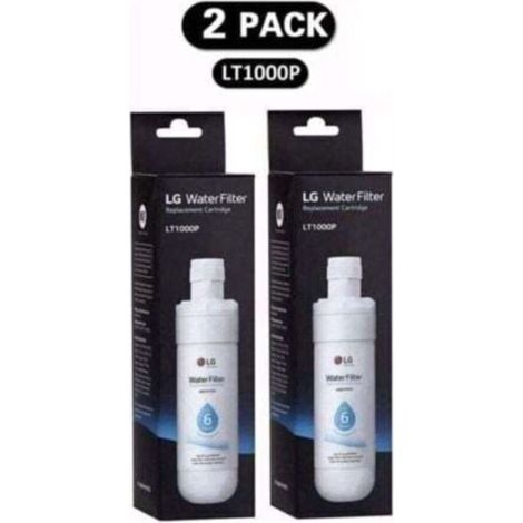 Lot de 2 filtres (LT1000P) Réfrigérateur, filtre à eau du réfrigérateur (1/3)
