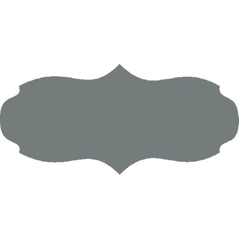 Etichette per vasetti 7,5x3 cm per conserve, 60 pezzi, grigio opaco (1/2)