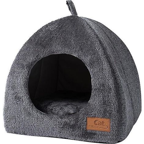 Nouveau nid triangulaire fermé pour chat, litière universelle pour toutes les saisons, maison pour chat, cabane de couchage profonde et épaisse