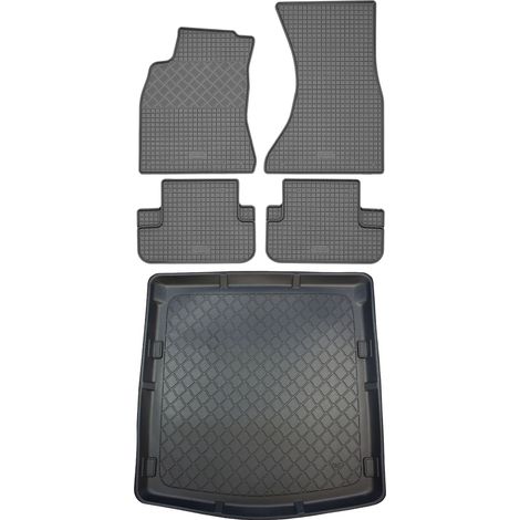 Juego de alfombrillas de goma para coche y maletero para Audi A5 8TA Sportback (5 puertas) de 2009 a septiembre de 2016. (1/5)