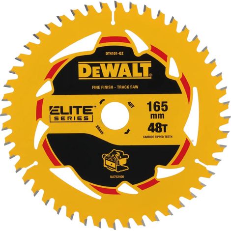 Lame de scie circulaire DEWALT ELITE 165\/20 mm, 48 dents, DT4101