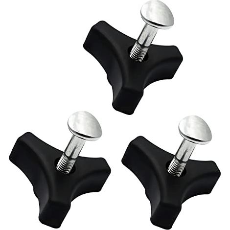 Pièce compatible pour Lot de 3 boulons de vis à poignée triangulaire pour tondeuse à gazon Honda et autres tondeuses à gazon (1/5)
