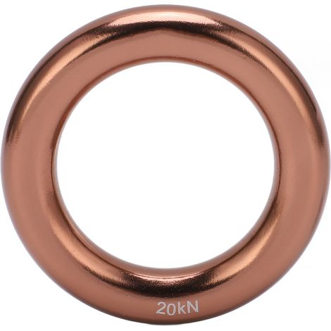 Sicherungsring aus Aluminiumlegierung zum Klettern und Abseilen – ideal für Abenteuersport und Baumklettern (1/5)