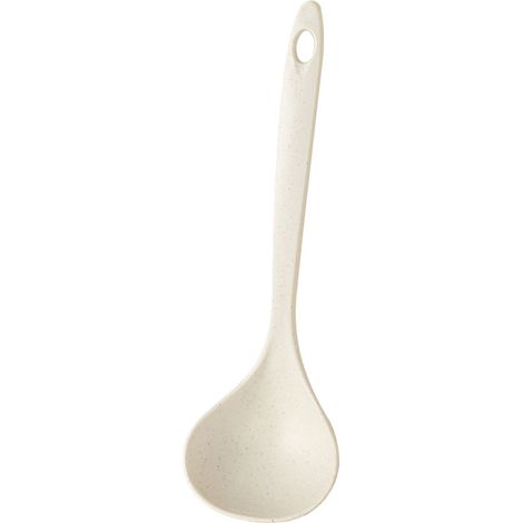 Beyamis Louche à soupe à long manche, grande louche à soupe en plastique anti-brûlure pour la cuisine maison, porridge, sauces. (1/5)