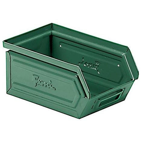 STAHLBEHÄLTER mm B=95 T=160 H=75 Gr.1 Grün Ral6011