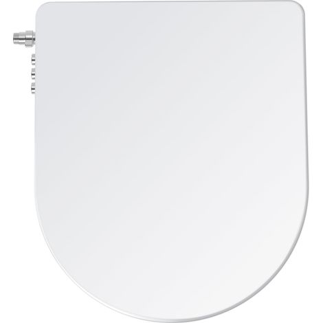 Abattant WC Forme D Bidet Cuvette Toilette Seat Cuvette Toilette Lunette Bidet Toilettes WC Avec Frein De Chute Lavage Des Hanches, Lavage FéMinin (1/5)