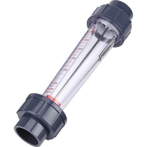 – Débitmètre en plastique DN25 300-3000 L/H – Précision 4% – Résistant aux acides – Outil de mesure pour liquides chimiques - 300-3000L (1/5)