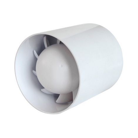 First corporation aspiratore elicoidale cilindrico per condotti   100 mm colore bianco ventilazione ricambio d'aria per bagno lavanderia (1/4)