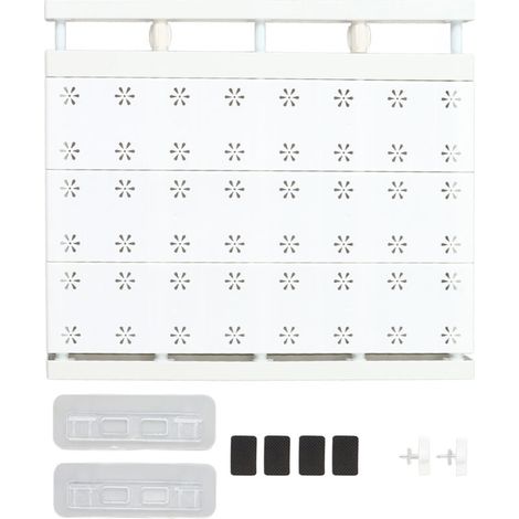 Étagère extensible pour placard 38-60cm - Gain de place, support renforcé, installation facile sans perçage (1/5)