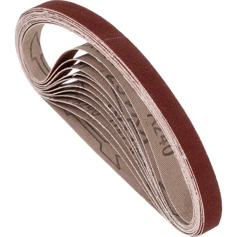 24 Pcs Bandes Abrasives 13mm x 457mm 240 Grain Papier Abrasif (1/5)