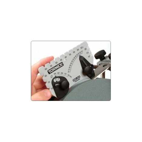Tormek – Positionneur d'angle WM-200 – Réglage de 10° à 75° – Compatible avec meules de 250 à 150 mm – Précision pour affûtage d'outils