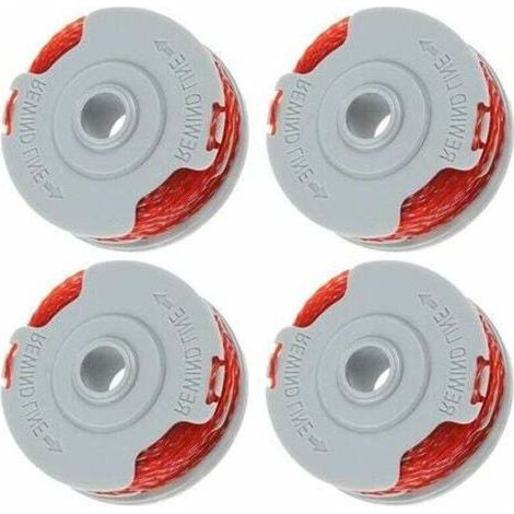 Confezione da 4 bobine di filo per decespugliatore Flymo FLY021, bobina di filo di ricambio per decespugliatore Flymo, 11 m/1,5 mm (1/5)