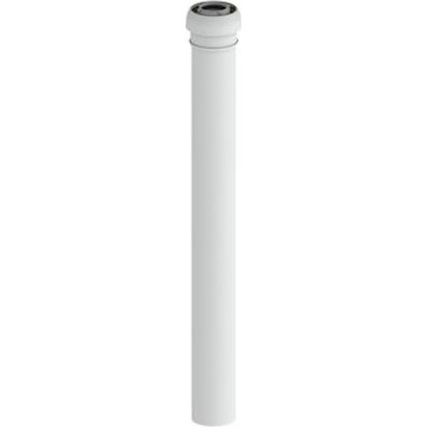 Burgerhout EasySafe tube d'extension ø60/100mm, L=1000mm PP, concentrique blanc