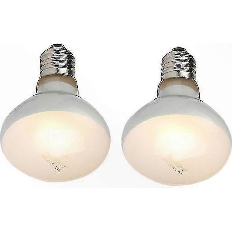 Lampe Chauffante 100W UVA/UVB pour Reptiles, Amphibiens et Oiseaux - Lot de 2 Ampoules (1/5)