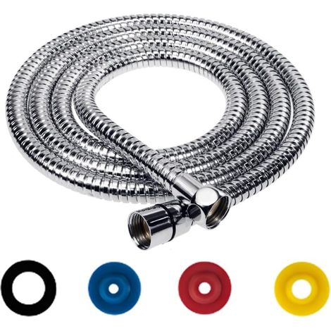 Flexible de Douche Universel 2M Flexible de Douche Argent (1/5)