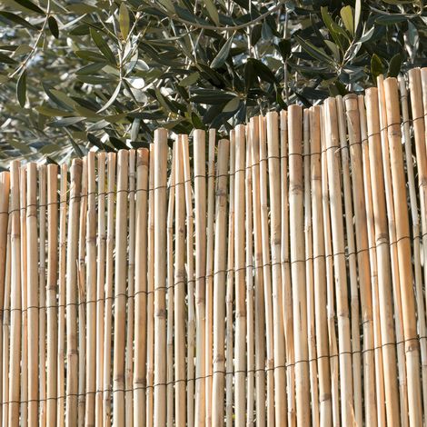 STI Arella canniccio BIG stuoia cannette rilegate ombra recinzione Bamboo 150x300cm