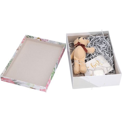 Coffret cadeau ours en peluche pour anniversaire, mariage, fiançailles (1/5)