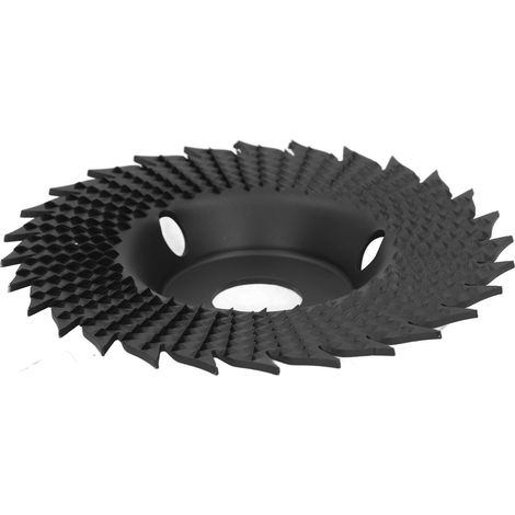Winkelschleifer-Schleifscheibe aus Edelstahl, Bogenpolierscheibe zum Formen und für Heimwerkerarbeiten an Holz, Schwarz (1/5)