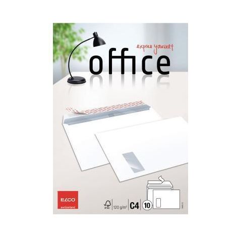 ELCO Briefumschlag Office 7449312 C4 mF 100g weiss 10 St./Pack.