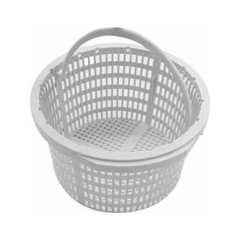 Panier rond pour skimmer de piscine Diam 19 cm Blanc (1/3)