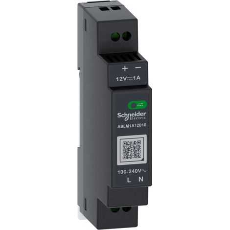 Modicon ABL - alimentation à découpage - 1,25A - 100à240Vca mono/biphasé - 12Vcc - ABLM1A12010