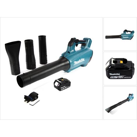Makita DUB 184 T1 soplador sin cable 18 V sin escobillas + 1x batería 5.0 Ah - sin cargador