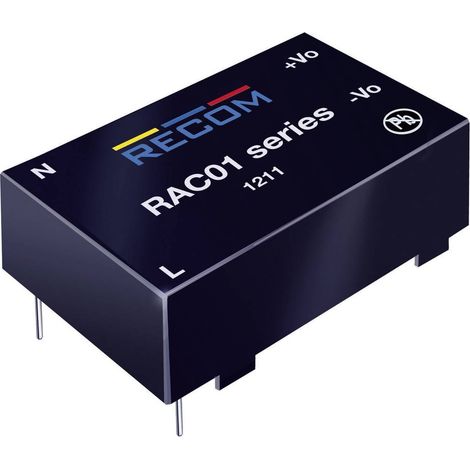 Alimentatore da circuito stampato AC / DC RECOM RAC01-3.3SC 3.3 V/DC 0.3 A 1 W (1/2)