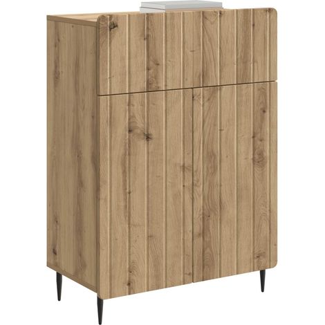 Maison Exclusive - Credenza con cassetto Rovere Artigianale 66 x 34,5 x 92 cm