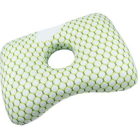 Oreiller de Piercing pour Dormeurs Latéraux Oreiller Ergonomique de Soutien Coussin pour sur le Côté Adultes Hommes Femmes Maison Chambre Canapé Avion Voiture (1/5)
